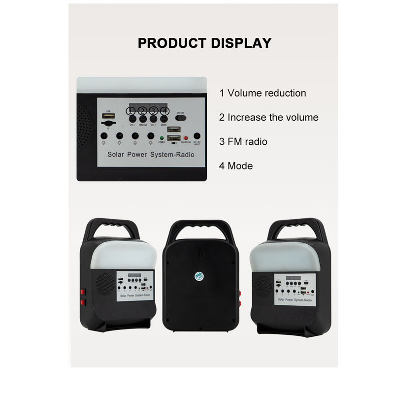 Dc léger solaire imperméable 49.5cm*40.5cm*46cm du système d'éclairage IP65 de parenthèse de mur
