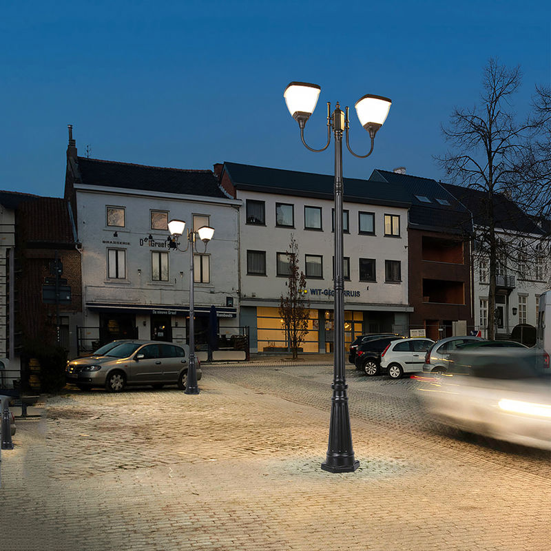 Ip65 extérieur toute la puissance en watts le réverbère que solaire a coulé 30lamp sous pression en aluminium perle la puissance élevée