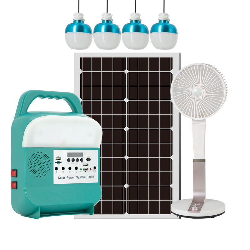 Système énergétique de Mini Portable Solar Home Lighting Mp3 pour l'alliage d'aluminium extérieur