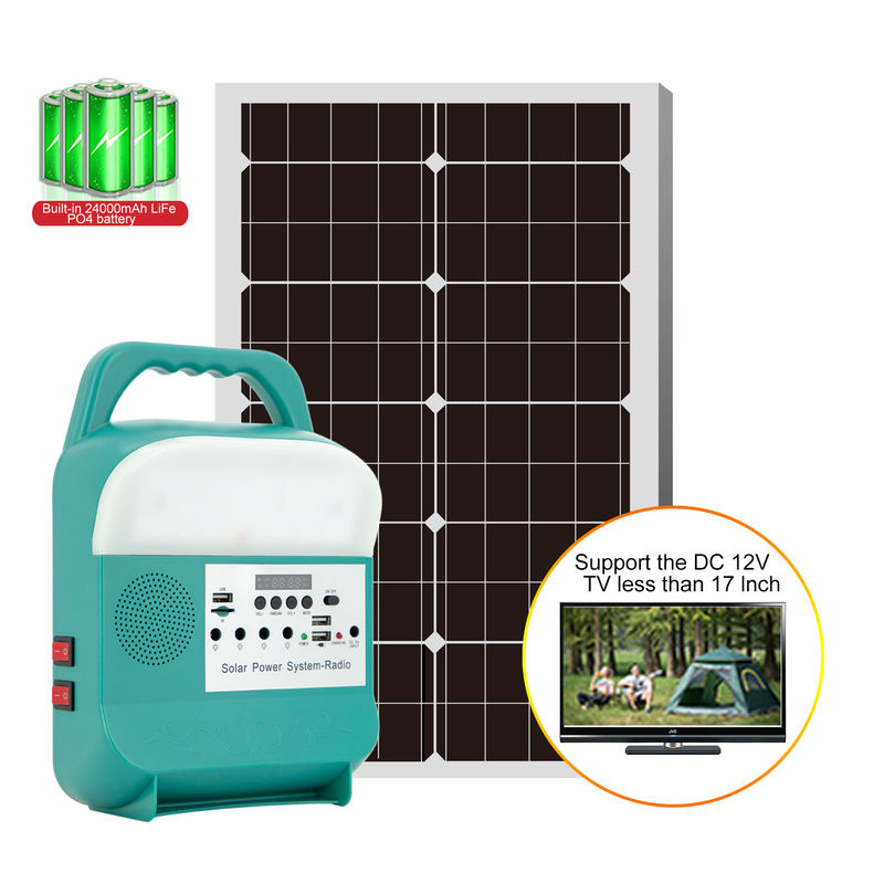 Mini Home Solar Lighting System portatif avec le générateur campant extérieur de radio de FM