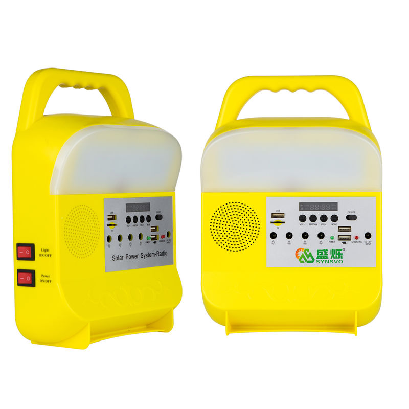Kit de générateur de banque de puissance d'énergie hors réseau petit système d'ampoule led solaire à domicile portable
