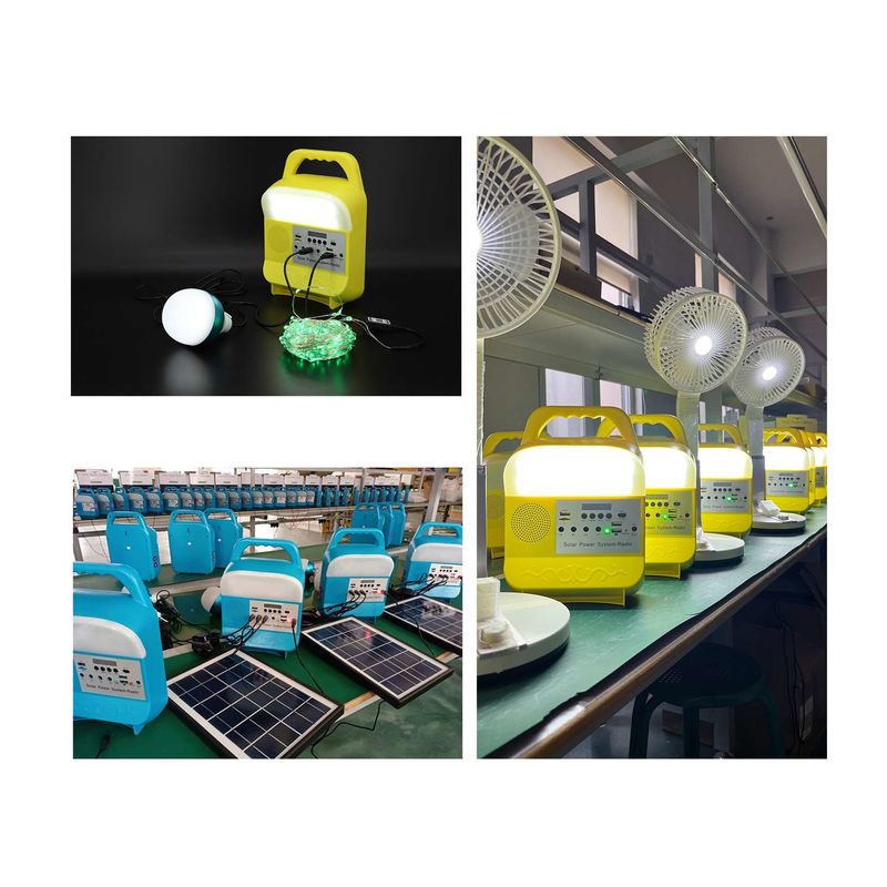 Système énergétique portatif de Mini Solar Power Lighting Kits avec le haut-parleur et la radio du BT