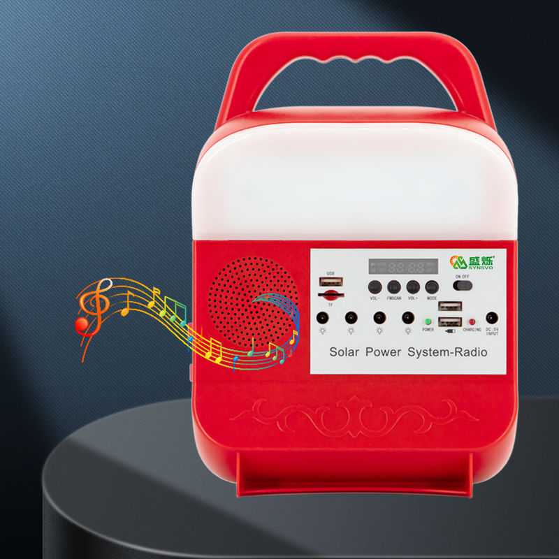 Batterie au lithium portative de Kit Charging Lighting System With de panneau solaire pour le camping