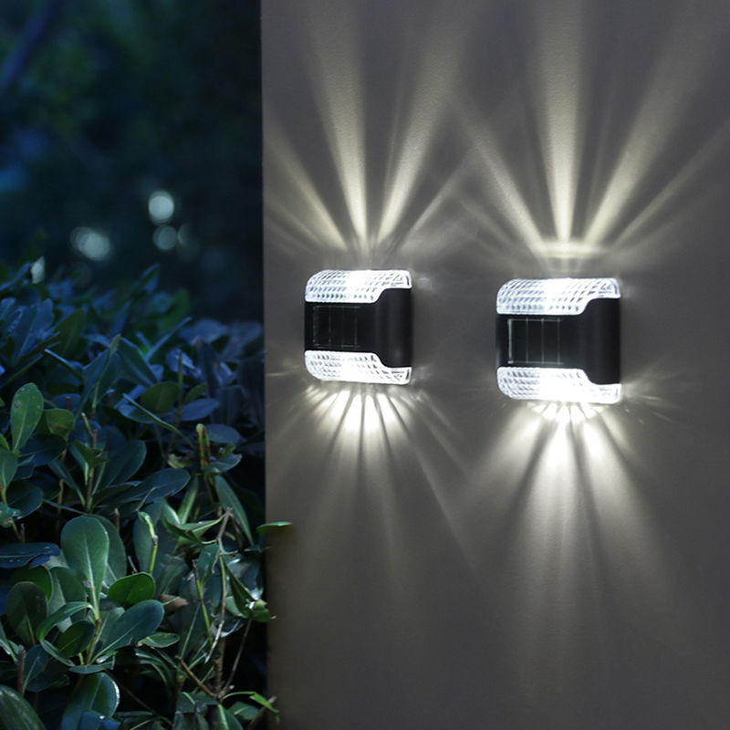 Décoratif lumineux superbe de jardin de villa de projecteur léger solaire imperméable de mur extérieur