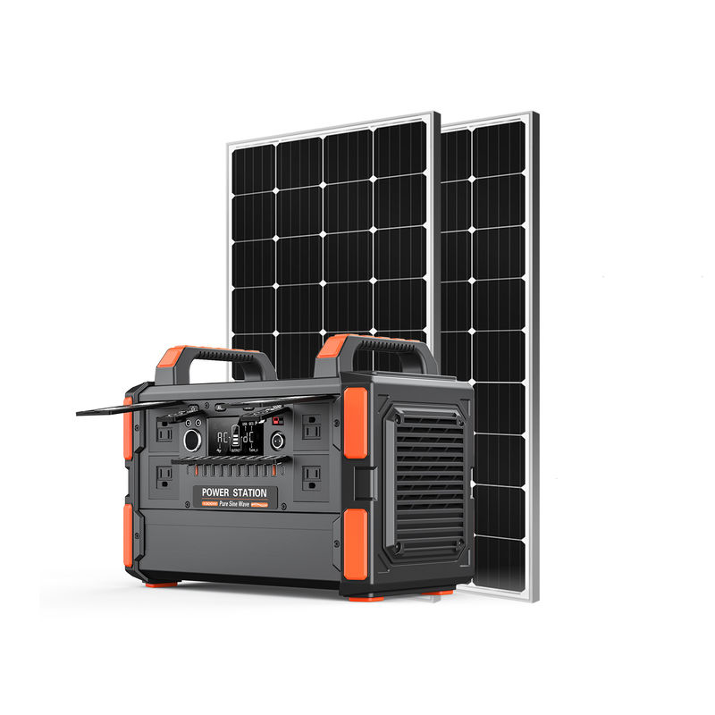 Centrale solaire portative extérieure de remplissage de téléphone portable de générateur du camp 1000w