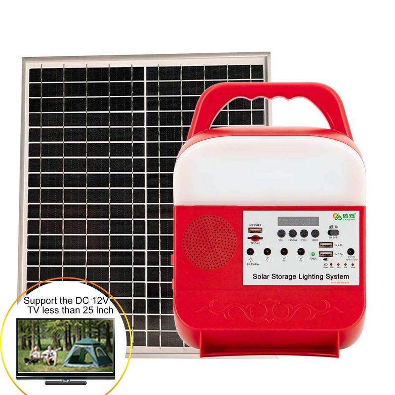Système léger solaire rechargeable portatif Mini For Small House Indoor à la maison de kits