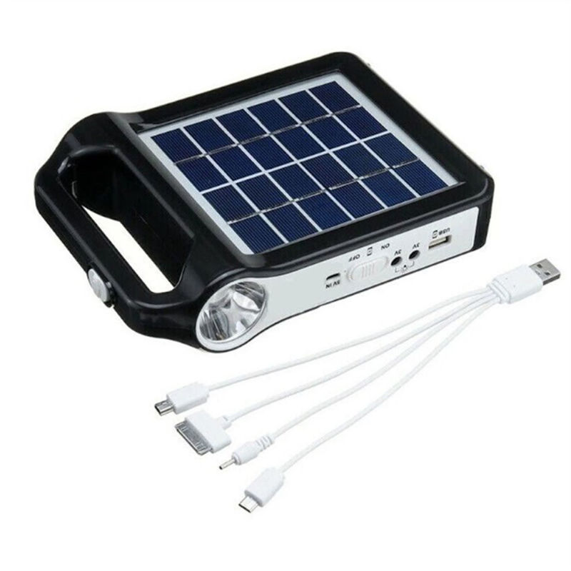 Générateur portatif de système d'éclairage d'énergie solaire 5V Mini maison extérieure de puissance