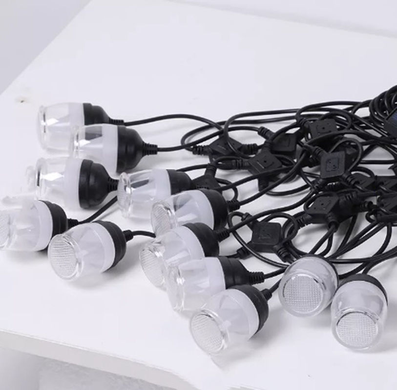 Led décorations solaires extérieur RVB lumière fête Patio arrière-cour café étanche IP65