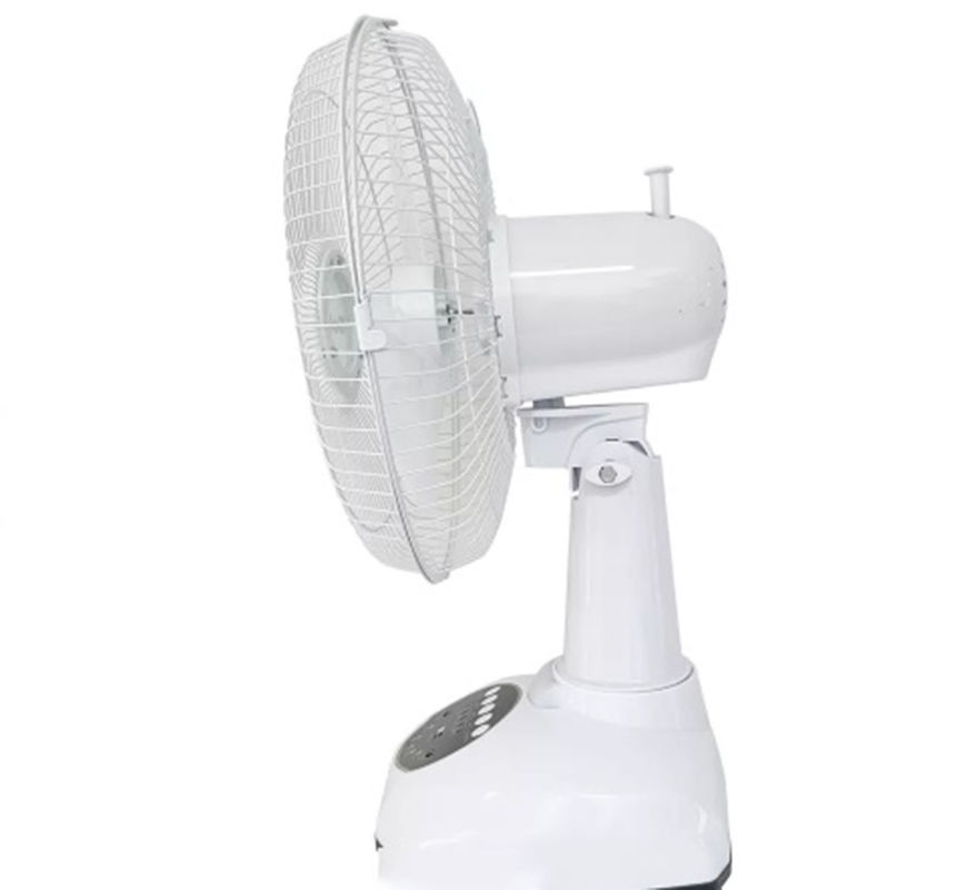 Fan rechargeable solaire portative de Tableau électrique 12 pouces chargeant de la fonction de banque de puissance