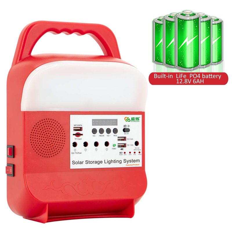 Voyant à énergie solaire de camping de Chambre Kit Portable Outdoor Work Lighting
