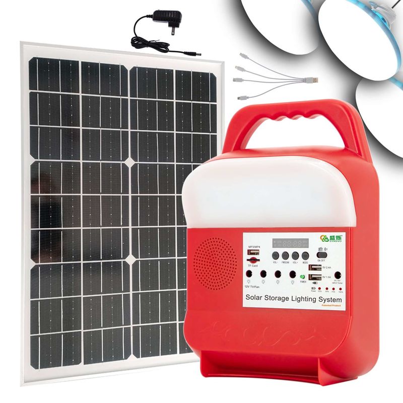 Éclairage campant extérieur d'énergie solaire de l'énergie de stockage de système de mobile portatif de batterie