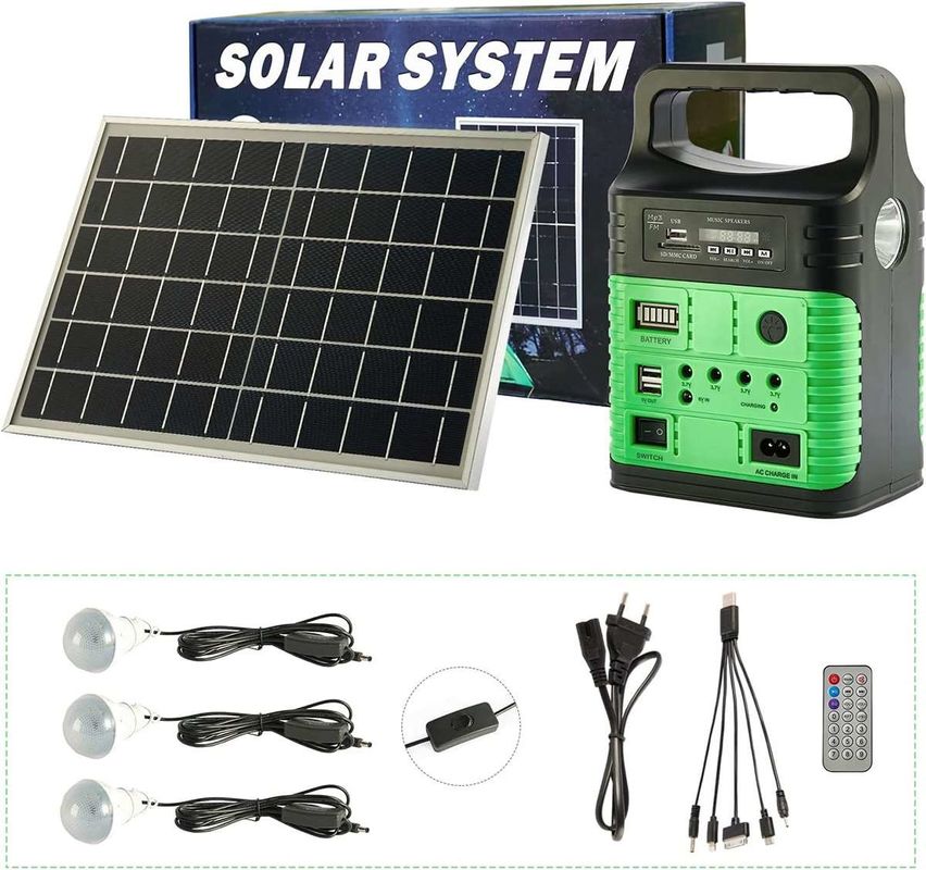 Panneau solaire d'intérieur à la maison chargeant la puissance portative 3.7V*3Pcs de camping de lumière de LED