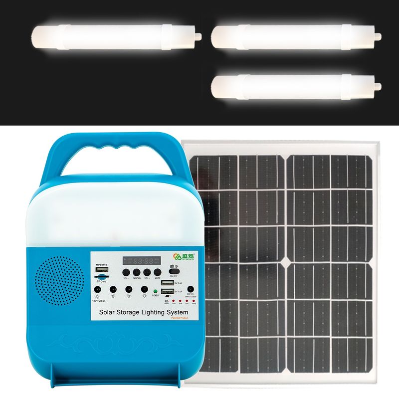 Système solaire de groupe électrogène de SRE-618-C allumant l'urgence avec la radio de FM d'orateur de musique