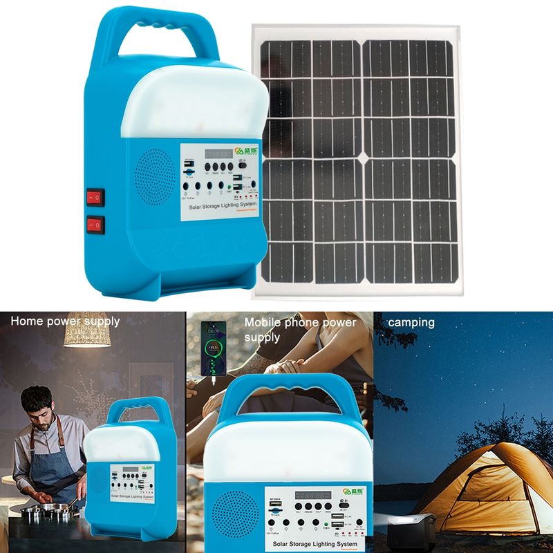 Kits de remplissage portatifs de mobile de manière de C.C/à C.A. de convertisseurs de lumière de système solaire d'énergie à la maison