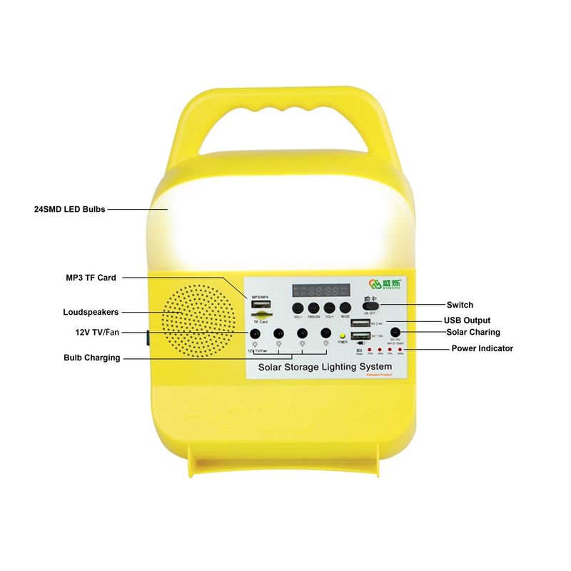Lanternes campantes de remplissage menées actionnées solaires rechargeables portatives de lampes d'Usb de lumières de secours de la lampe Ip65 pour la maison extérieure