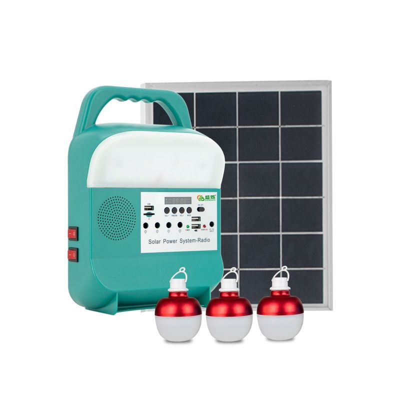 l'énergie 9W solaire allumant des ampoules du kit LED murent le chargeur portatif SRE-689 de téléphone de station
