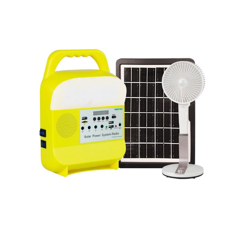5W complet outre de l'éclairage mené portatif solaire de grille pour produisant de l'énergie à la maison