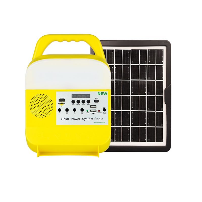 Le circuit de génération à énergie solaire portatif allume la station de stockage de système réduit pour d'intérieur