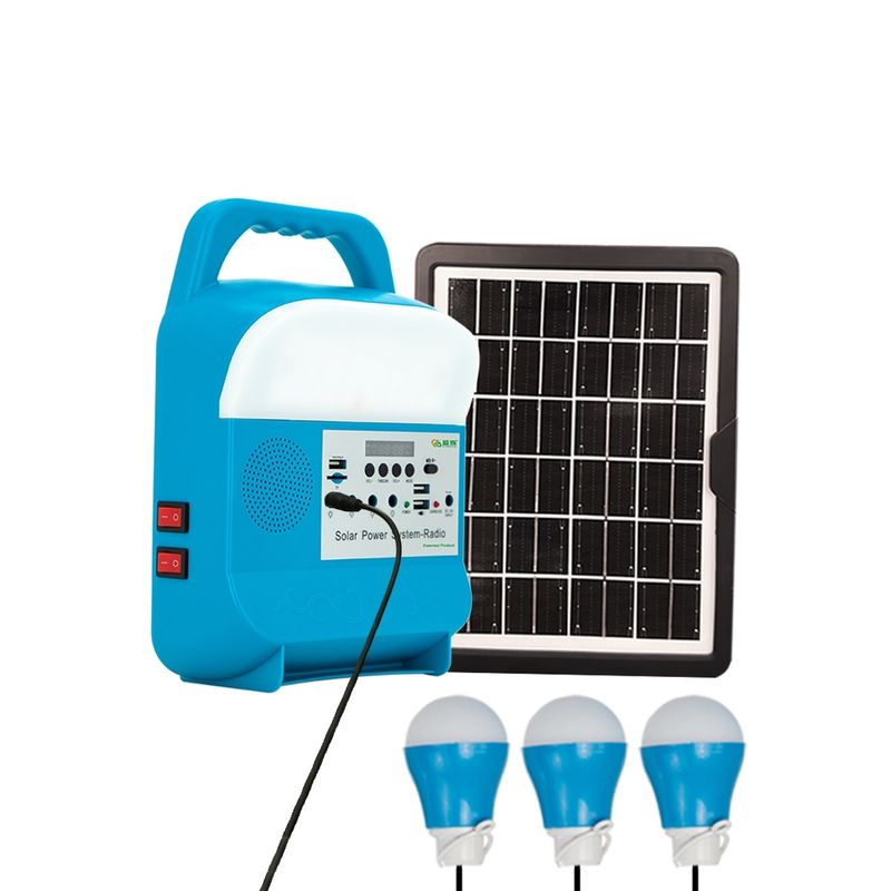 lumière à énergie solaire de tête d'ampoule portative légère extérieure en gros de l'énergie 5W solaire pour le camping