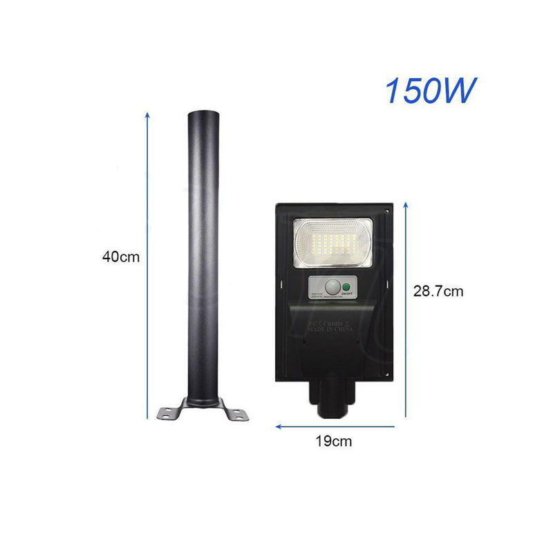 Énergie solaire de réverbère de LED avec le réverbère solaire mené extérieur de capteur de Polonais de lumen élevé imperméable à télécommande de lampe