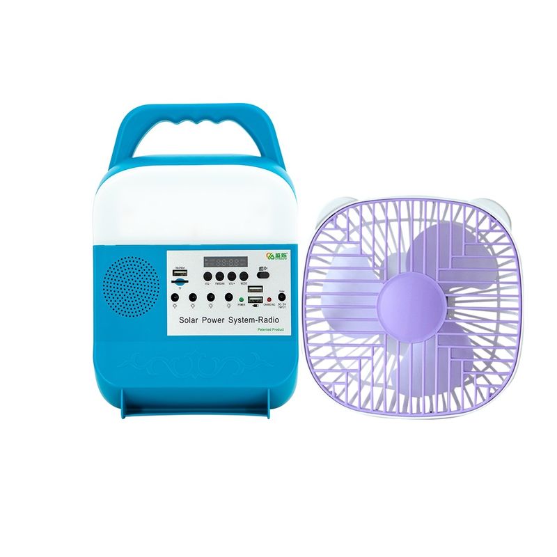 Système d'éclairage solaire de Kit With Speaker Solar Energy d'énergie solaire du circuit de génération de systèmes d'éclairage d'énergie solaire 5W