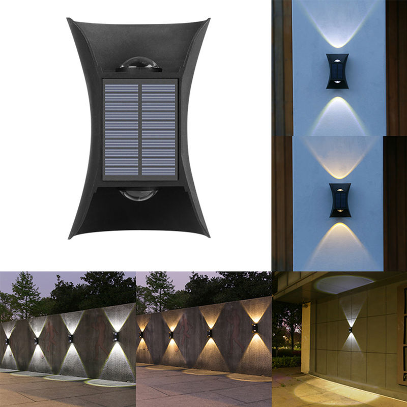 5V / montage extérieur extérieur LED de mur de 70ma de lampe solaire de lumières pour d'intérieur