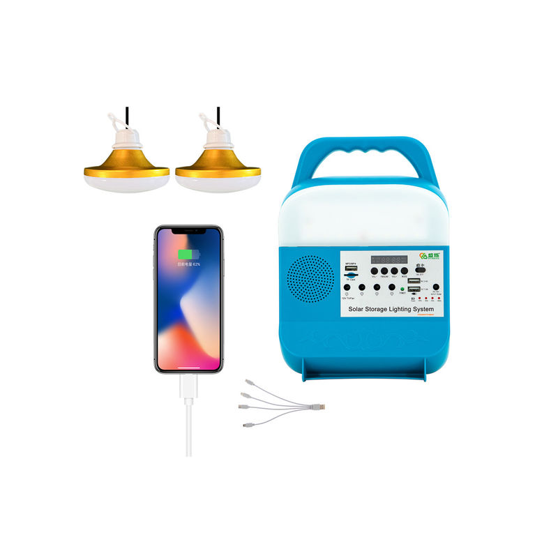 Générateur solaire de batterie au lithium pour l'alimentation de secours campante pour la TV avec la fan