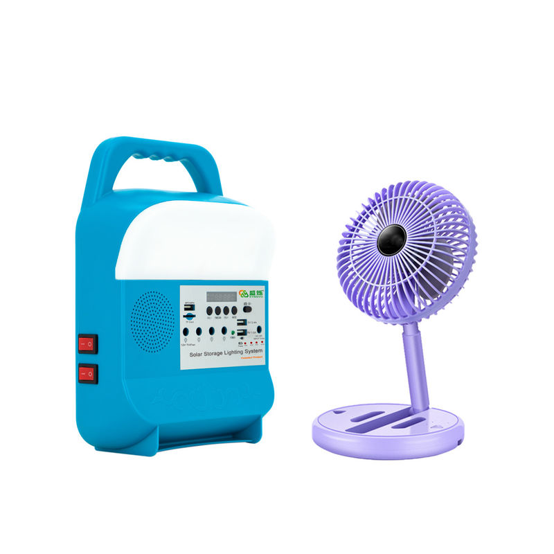 Générateur solaire de batterie au lithium pour l'alimentation de secours campante pour la TV avec la fan