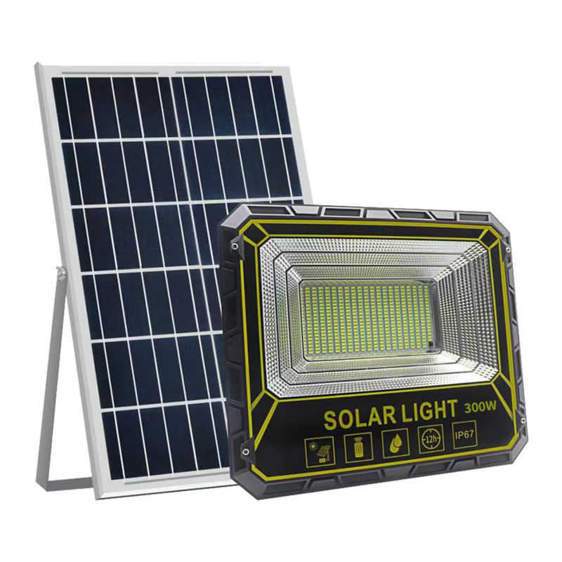 le jardin imperméable de mur de 300W 600W d'inondation de capteur extérieur solaire de lumière a mené C.C 6V
