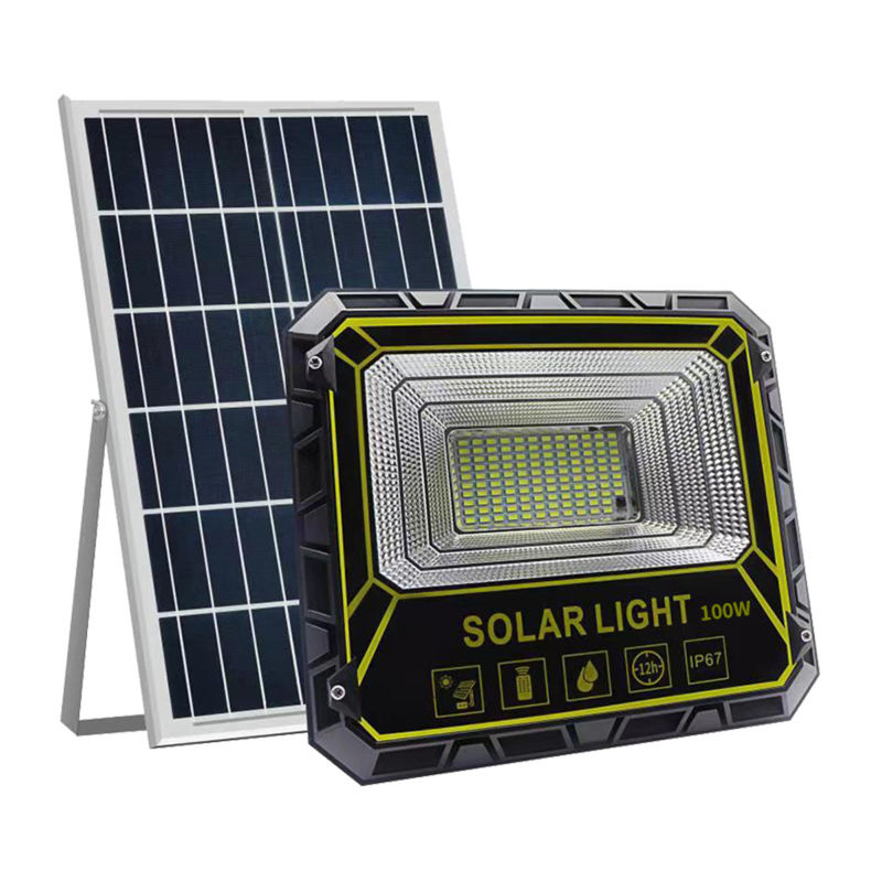 Le foyer extérieur solaire lumineux superbe de lumière d'inondation de rendement élevé a mené la rue solaire 100W