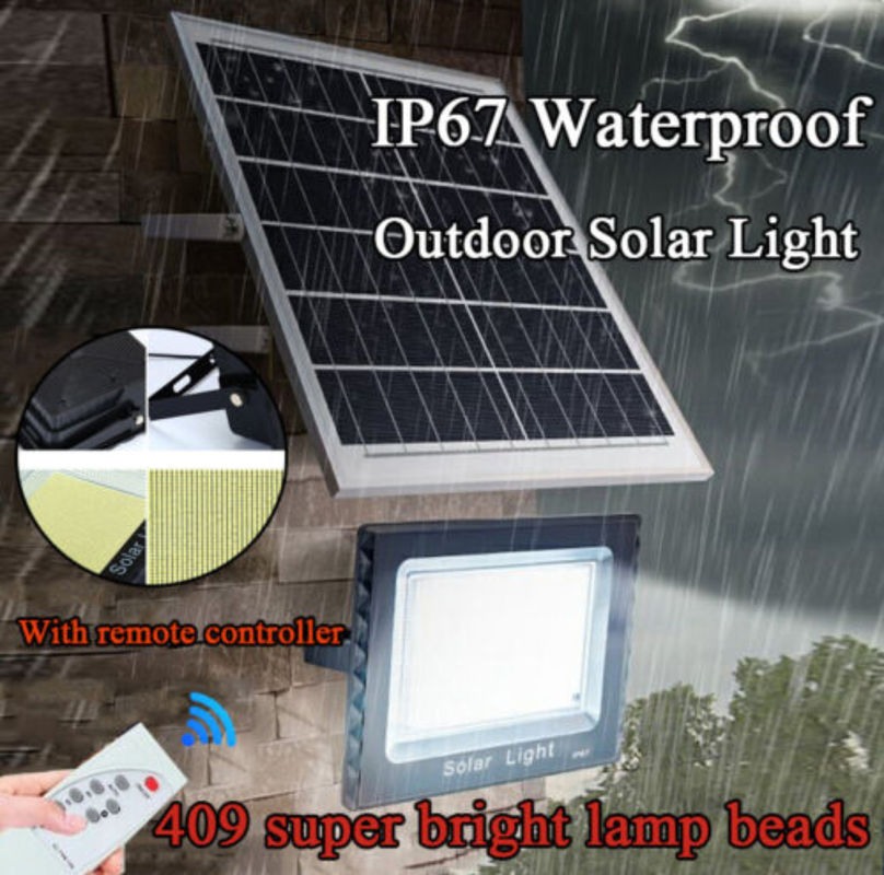contrôleur à distance Timing d'inondation du super pouvoir 300W de lumière de sport extérieur solaire de rue