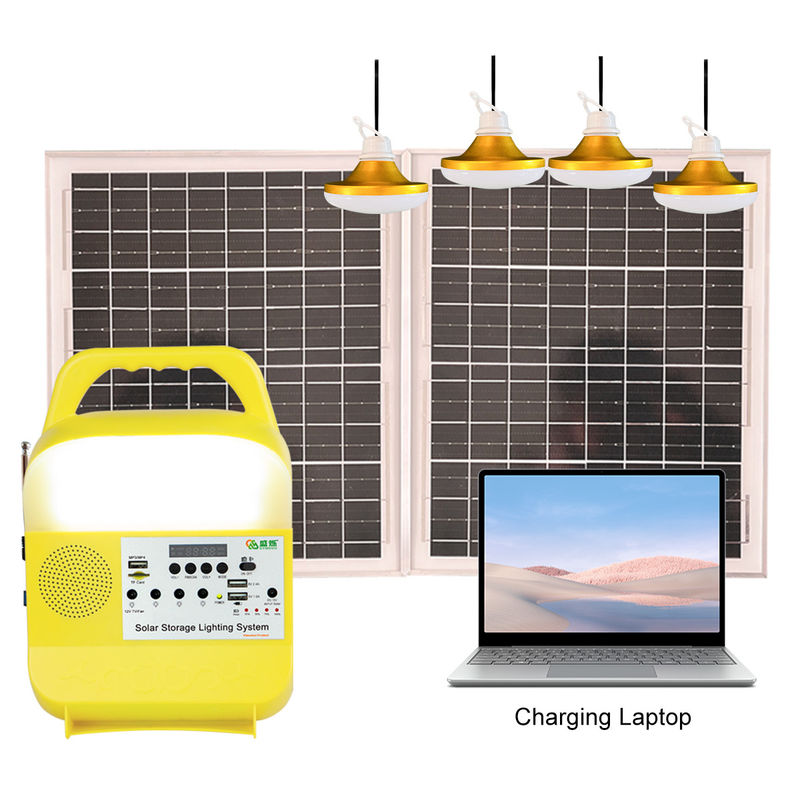 Générateur campant portatif avec le type systèmes solaires 45W 16V de port mobile de charge de C