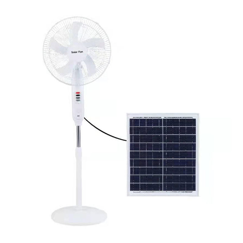 25W vitesses extérieures actionnées solaires multifonctionnelles de vent de la batterie au lithium de la fan 18650 3 avec l'ampoule