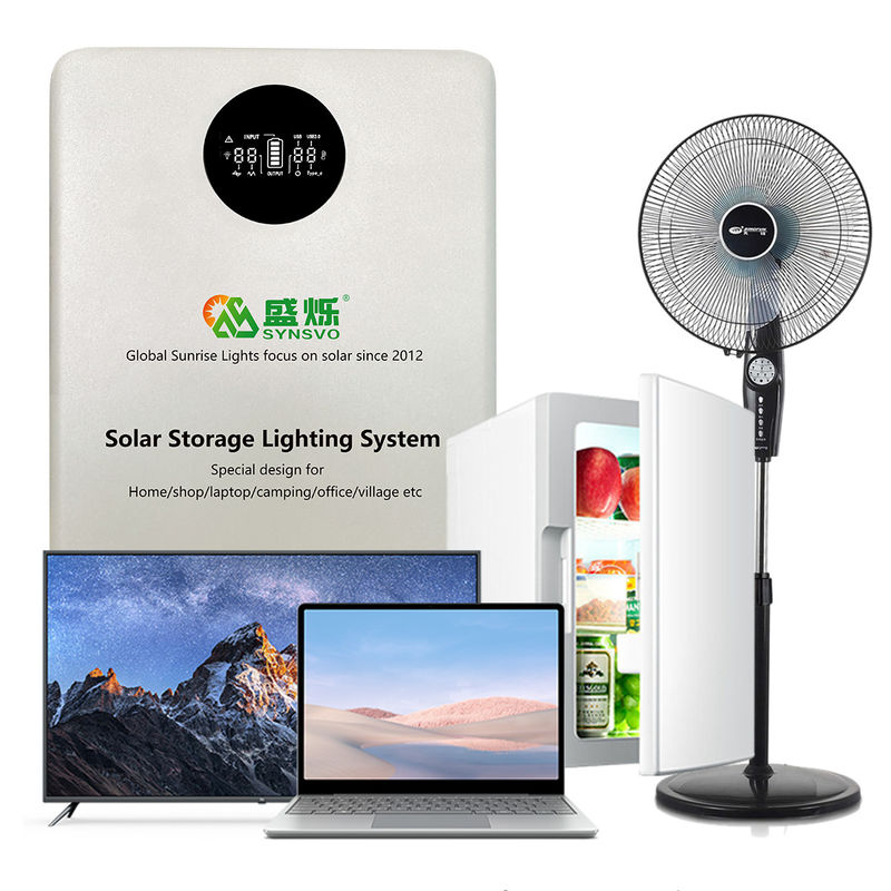 batterie du système 12.8V 20AH de stockage de l'énergie de 150W picovolte pour les hangars campants de garages de secours