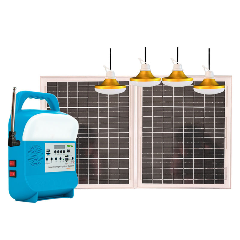 Système léger à la maison solaire de 818 LED avec l'estimation IP65 pour la centrale solaire portative de TV et de fan