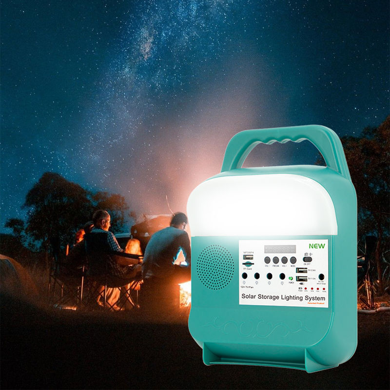 Petit temps de travail léger solaire des kits 10h pour la lumière campante solaire de allumage extérieure avec la banque de puissance