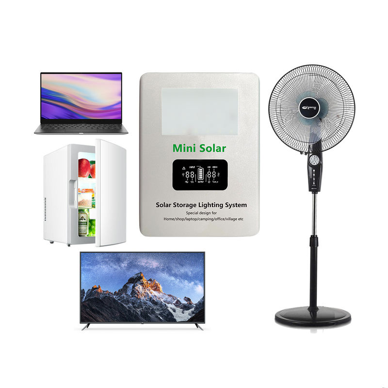 Inverseur hybride solaire de 40W/60W MPPT avec 3.2~3.6A pour le panneau Kit With Battery d'ampoule de 6W*3pcs LED