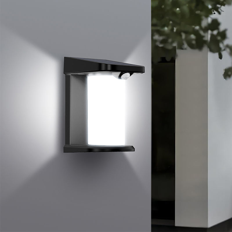 Éclairage solaire ABS avec panneaux solaires au silicium polycristallin /5V 1.1W