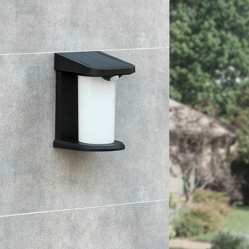 12.5*10.4*18cm Solar Wall Light B719 Numéro de modèle Lampade murale à LED Lampes solaires de jardin extérieures