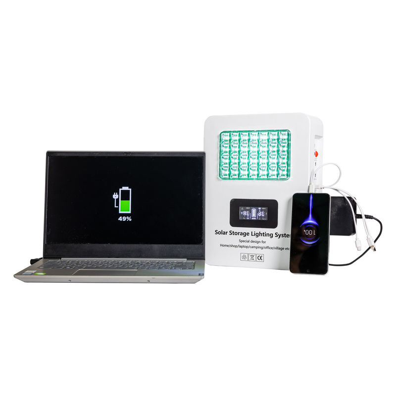Générateurs solaires portables blancs de 22*30 cm avec un temps de charge de 6-8 heures Produits solaires pour la maison et le camping