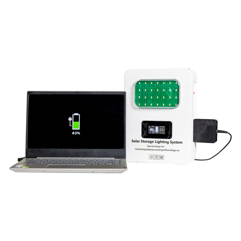 Générateurs solaires portables blancs de 22*30 cm alimentés par panneau solaire monocristallin