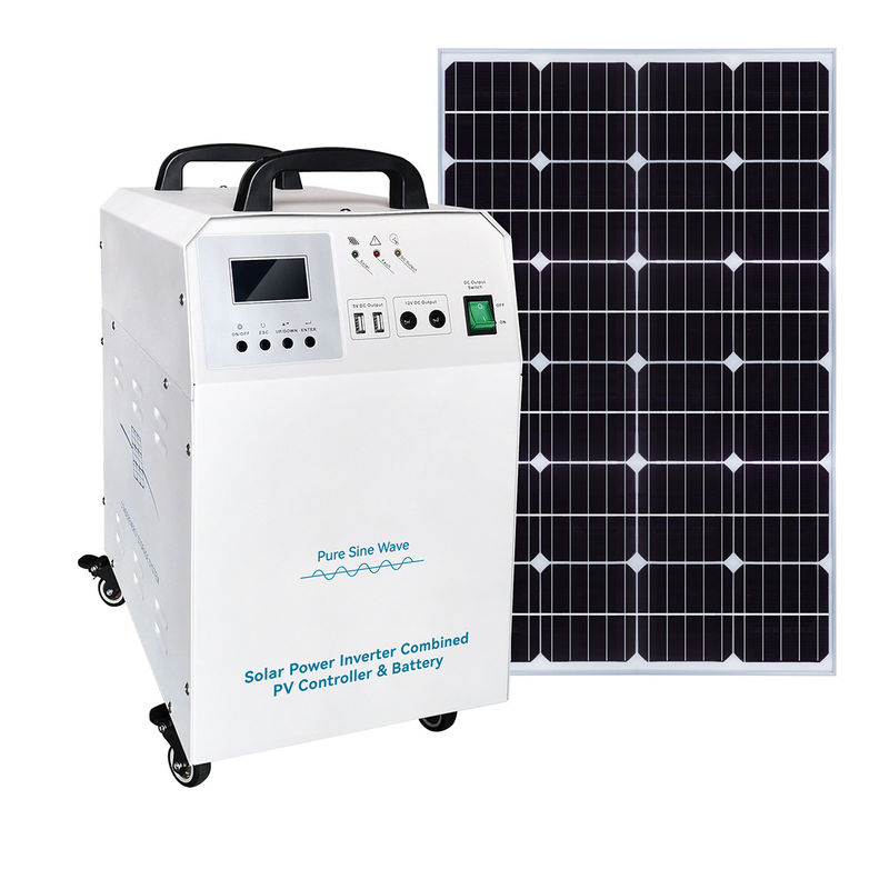 Système d'énergie de panneau solaire à inverseur hors réseau avec boîte de jonction IP65 - Pack 56*33.5*34.5cm