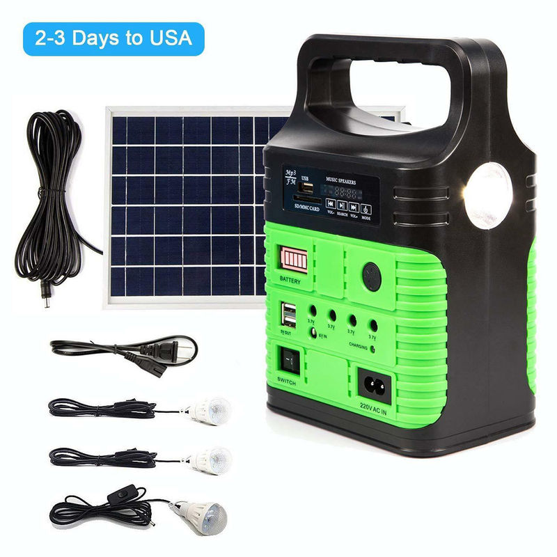 7500mah batterie au lithium LED Lumière solaire d'urgence Performance durable Énergie solaire dans les maisons