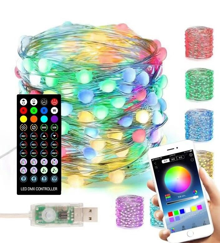 lumières décoratives actionnées solaires de ficelle d'arbre de Noël d'électrodéposition de Chrome des lanternes 6V