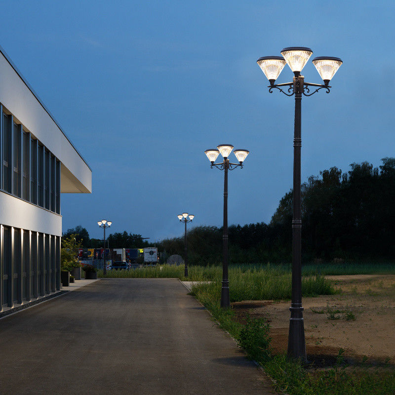 Le jardin solaire LED de paysage d'IP65 de lumière solaire extérieure de voie allume 3 lampes principales