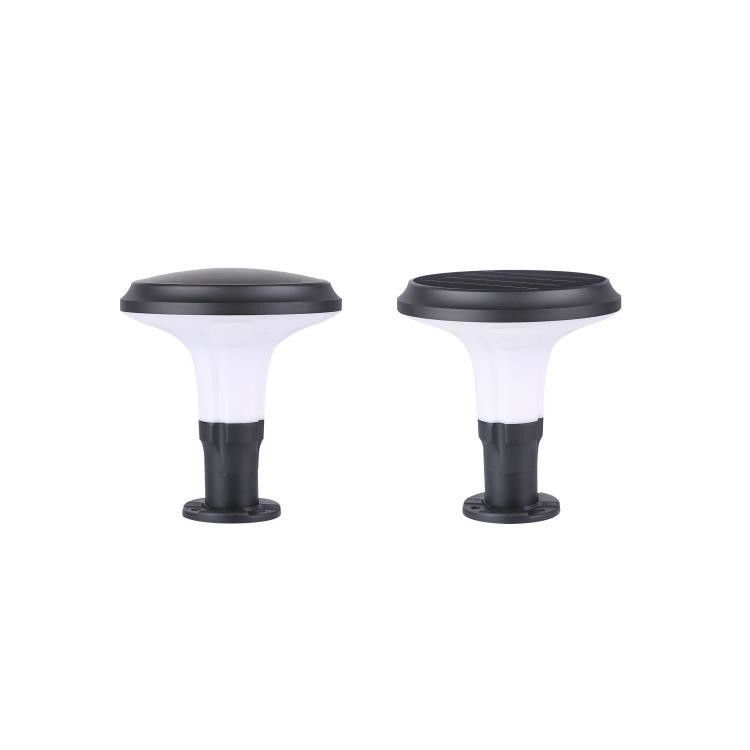 Lumière solaire actionnée solaire de courrier de la lumière LED de pelouse de lumière de décoration de lumière de pilier de LED
