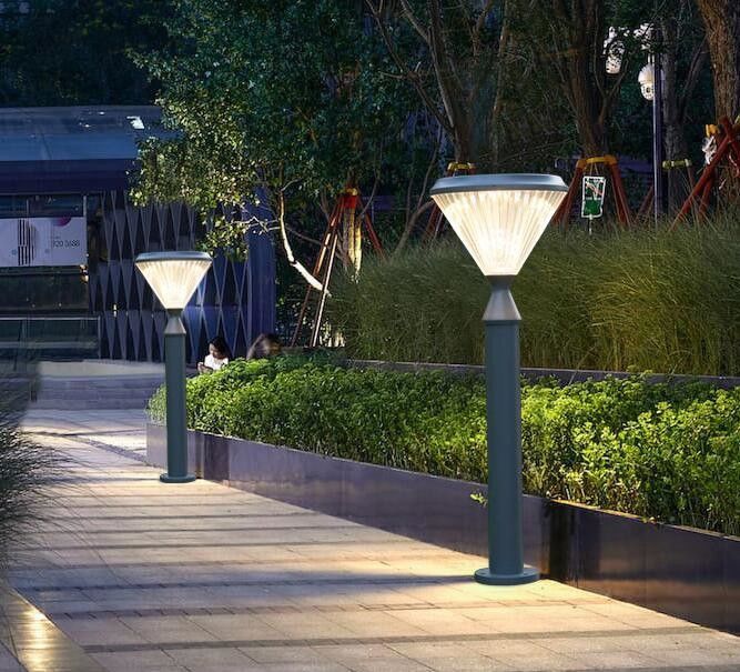 20ah les lumières solaires de jardin de la villa 3W ont peint Matte Outdoor Landscape Gate Decoration