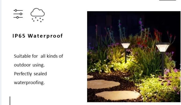 Les lumières solaires de plate-forme clôturent Post Lights Outdoor allumant le jardin décoratif