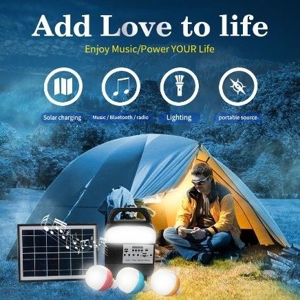Approvisionnement d'alimentation de secours à la maison solaire de système d'éclairage/alimentation d'énergie campante/éclairage solaire de contrée lointaine avec