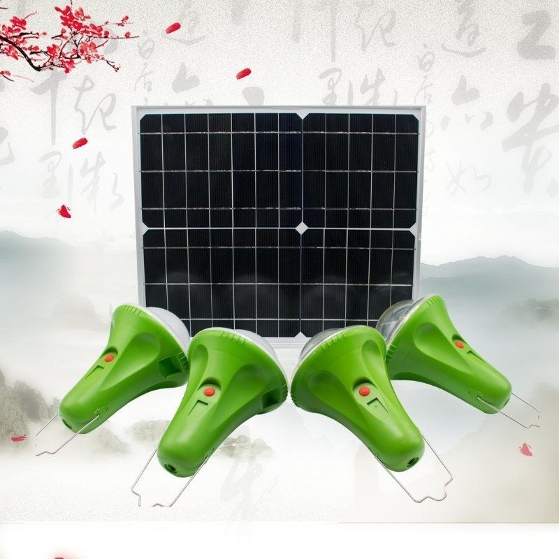 CCC 50000 Heures 435Lum 12V Kit d'éclairage solaire avec télécommande Mini panneau solaire batterie système d'alimentation d'éclairage